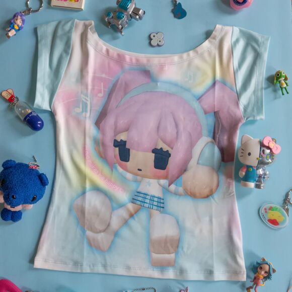 thycups happy sugar mix shirt music makes me happy. - Picture 2 of 4